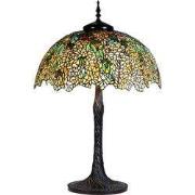 Lumilamp Tiffany Tafellamp Ø 56x83 cm Geel Glas