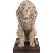 Clayre & Eef Decoratie Beeld Leeuw 30x23x45 cm Beige Bruin Keramisch m...