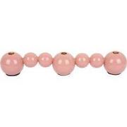 Kandelaar Bubbles Straight - Roze - 41x7x7cm