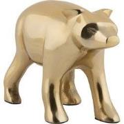 Present Time - Beeld Beer - Verguld