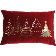 Unique Living - Sierkussen Gold Red - 40x60cm