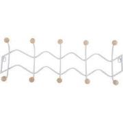 Kapstok Double Zig Zag - Wit - 61x6.5x20cm