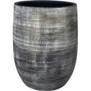 HS Potterie Vaas Zwart - Cement Miami - H50