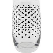 Clayre & Eef Waterglas  320 ml Glas Hart Drinkbeker