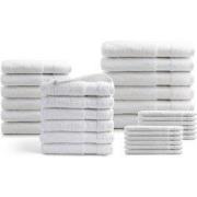 DoubleDry Hotel Handdoeken 30-delig Set - 100% Katoen 500 g/m2 - Zacht...