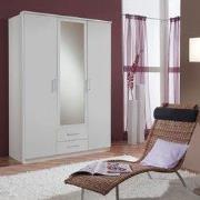 Kast 2 deuren 1 deur spiegel en 2 laden - L135 cm