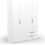 Kast met 4 deuren en 2 laden Ghost - L157,3 cm