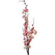 Clayre & Eef Kunstbloem 115 cm Roze Kunststof Kunstplant