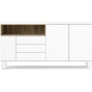 Dressoir met 3 deuren, 3 lades en 1 open vak B175,7 cm  APRIL