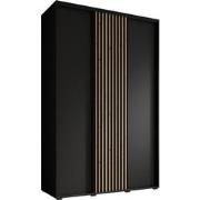 Meubella - Kledingkast Leandro - Zwart - 150 cm