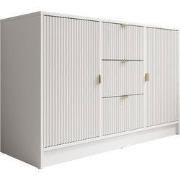 Meubella - Dressoir Tavares - Wit - 118 cm