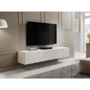 Meubella - TV-Meubel William - Wit - 200 cm