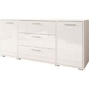 Meubella - Dressoir Betty - Wit - 150 cm