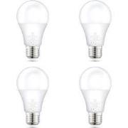 LED A60 E27 9W 806LM DIMBAAR WARM WIT (4PCS)