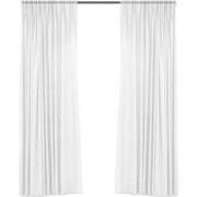 Larson - Luxe ondergordijnen - Met haken - 1.5m x 2.5m - Wit - 2 stuks