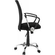 Bureaufauteuil TURIJN 47x47x105 cm Zwart