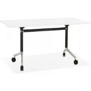 Groot FLEXO klapbureau 160x80x73 cm Wit