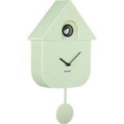 Wandklok Modern Cuckoo - Zachtgroen - 8.5x21.5x41cm