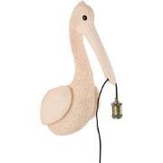 Light & Living - wandlamp - Pelican - roze - kunststof - dierenlamp - ...