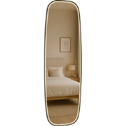 MIRRORS AND MORE MISOU Wandspiegel - LED - Organische - Ovale - Deursp...