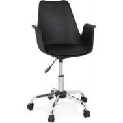Bureaustoel met armleuningen TRIP 58x58x82 cm Zwart