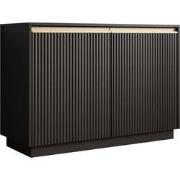 Meubella - Dressoir Remy - Zwart - 104 cm