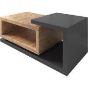 Meubella - Salontafel Bello - Eiken - Antraciet - 120 cm
