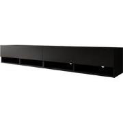 Meubella - TV-Meubel Asino - Mat Zwart - 200 cm