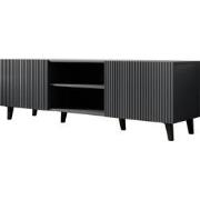 Meubella - TV-Meubel Vintar - Antraciet - 150 cm