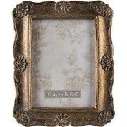 Clayre & Eef Fotolijst  10x15 cm Goudkleurig Polyresin Rechthoek Fotok...