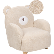 Beliani BOO - Kinderfauteuil-Beige-Bouclé