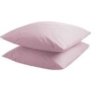 DoubleDry Kussensloop 2 stuks - 100% natuurlijk katoen - 2x 60x70 - li...