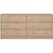 Dubbele ladekast met 6 lades B143,1 cm  LISE
