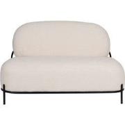 Housecraft Living Polly 2-zitsbank Teddy Ivoor wit/ Beige