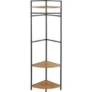 Hoekplank met kledingroede H175 cm - LEXIE