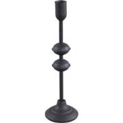 PTMD Ciba Kandelaar - 40 x 21 x 35 cm - Ijzer - Zwart