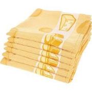 Twentse Damast Theedoekenset - 6 stuks - Cheese Geel
