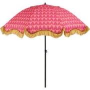 Edelman Mitchell parasol hart roze - Ø220 x 238 cm