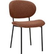 LABEL51 Eetkamerstoel Senn -  - Boucle - Black Frame
