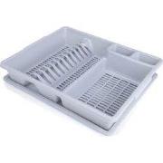 Decopatent® Afdruiprek voor afwas - Afdruiprekje met Lekbak - Kunststo...