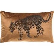 Dutch Decor SULA - kussenhoes 30x50 cm - dierenprint - panter - Tobacc...