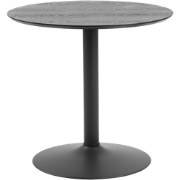 Vino houten tafel zwart - Ø 80 cm