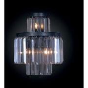 Wandlamp glas metaal grijs Fulgurant