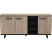 Buffet 3 Deuren en 3 Nissen L160,7 cm - Wayne