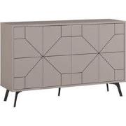 Buffet 4 deuren en versierde deuren L123 cm - Dune