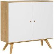 Dressoir met 2 deuren en 6 legplanken B120 cm - NATURE