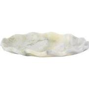 Dienblad Waved Oval - Himalaya Groen - Groen - 21x14x3cm