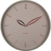 Karlsson - Wandklok Petals - Warmgrijs- Ø40cm