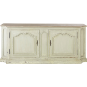 Dressoir van massief gepatineerd grenenhout L195 cm - JOSEPHINE