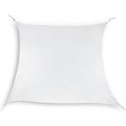 hanSe® Schaduwdoek Vierkant Waterdoorlatend 3x3 m Zonnedoek Wit